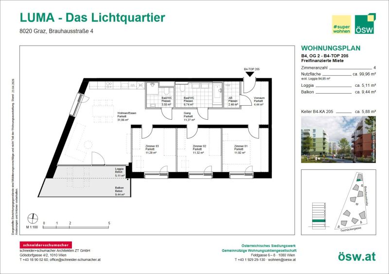 Provisionsfreie Neubauwohnung f�r Familien /  / 8020&nbsp;Graz / Bild 1