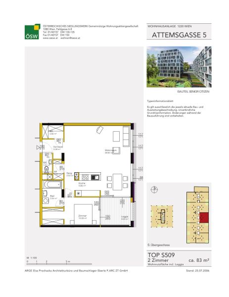 Charmante 2-Zimmer-Wohnung im 5.OG. /  / 1220&nbsp;Wien / Bild 2
