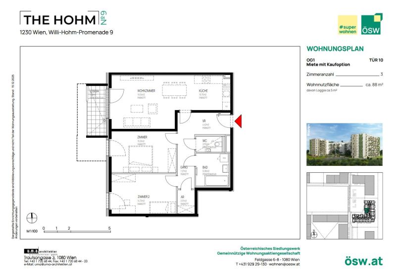 THE HOHM 9 - Hochwertige Neubauwohnungen im 23. Bezirk /  / 1230&nbsp;Wien / Bild 1