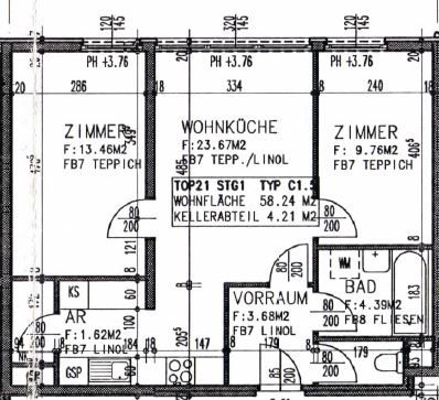 Gemtliche 3-Zimmer-Wohnung im 1.OG. /  / 1210 Wien / Bild 1