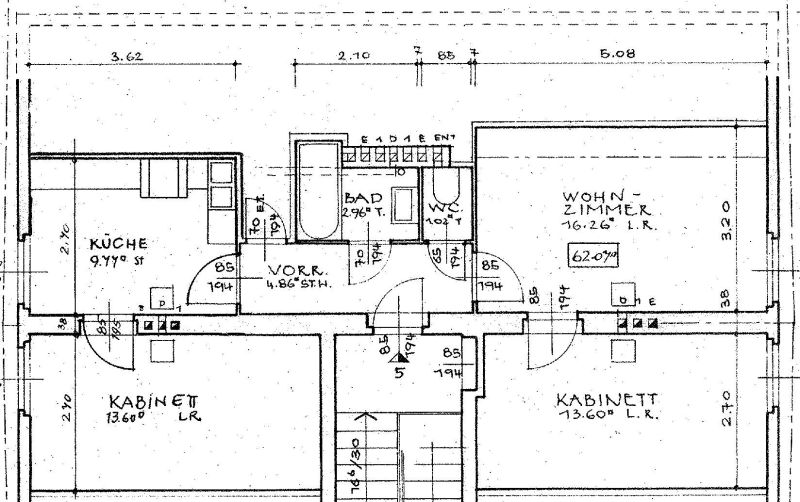 Ruhige 3-Zimmer Dachgeschosswohnung in grüner Lage in Hietzing / / 1130 Wien / Bild 1