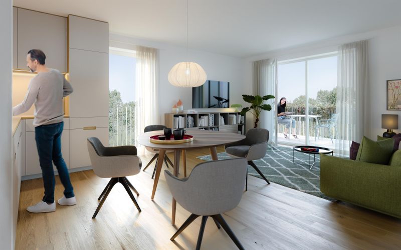 freifinanzierte Neubauwohnung im Grünen mit Kaufoption / / 1220 Wien / Bild 4