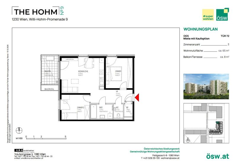 Ihr neues Zuhause in Wien-Liesing - THE HOHM 9 / / 1230 Wien / Bild 1
