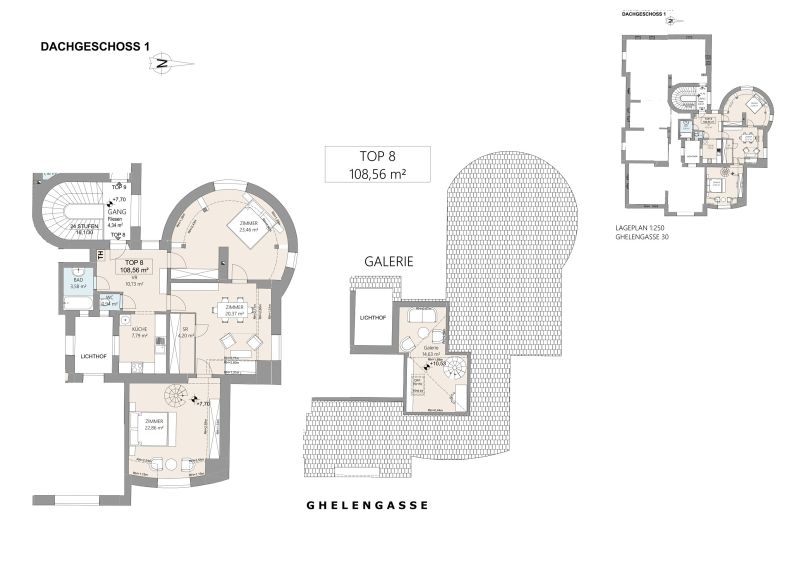 Naturnah wohnen nahe Lainzer Tiergarten ? sanierte Dachgeschosswohnung /  / 1130&nbsp;Wien, Hietzing / Wien 13., Hie / Bild 1