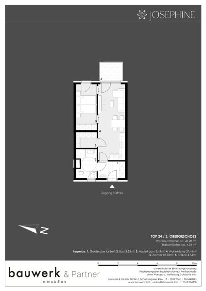 Gemtliche 2-Zimmer-Vorsorgewohnung mit groem Balkon | direkt am Grnen Prater | optimale Anbindung /  / 1020 Wien / Bild 8
