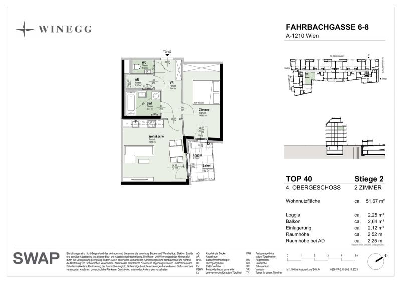 Traumhafte 2-Zimmer-Wohnung an der Alten Donau mit Balkon | Einbaukche | PROVISIONSFREI /  / 1210 Wien / Bild 7