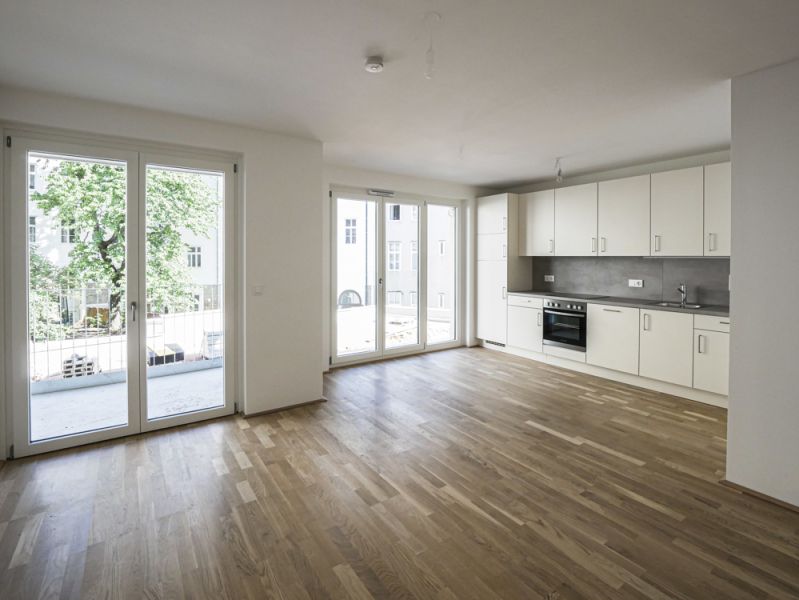 komplette Ruhelage mit Blick ins Grne: 2-Zimmer-Wohnung | U3 Anbindung /  / 1150 Wien / Bild 4