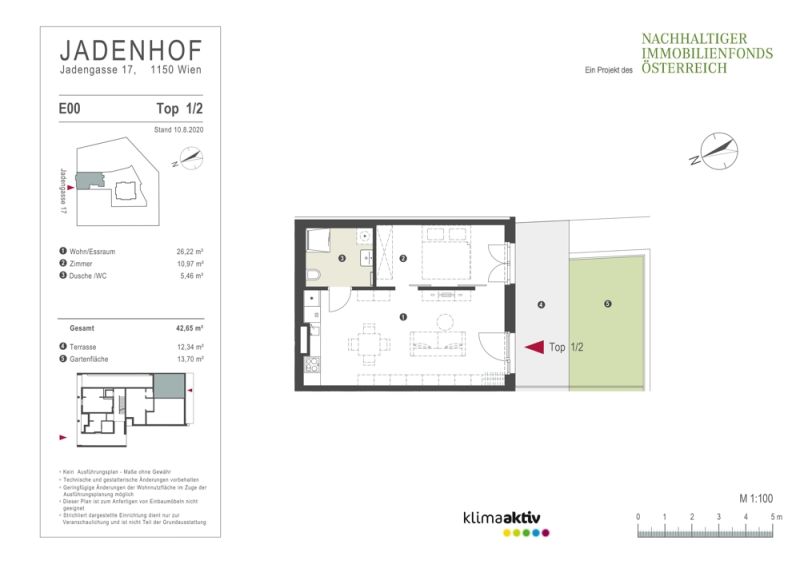 AB J�NNER: SONNIGE GARTENWOHNUNG - N�he U3 & Schloss Sch�nbrunn - 2-Zimmer und Terrasse /  / 1150&nbsp;Wien / Bild 1