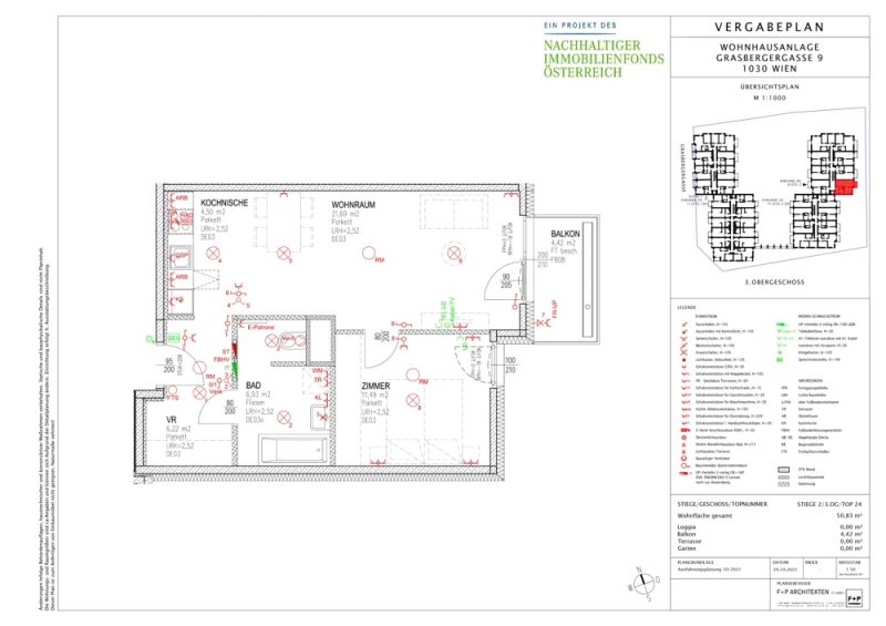 AB APRIL: Neubauwohnung mit 2 Zimmern | Eigener, ruhiger Balkon /  / 1030&nbsp;Wien / Bild 1