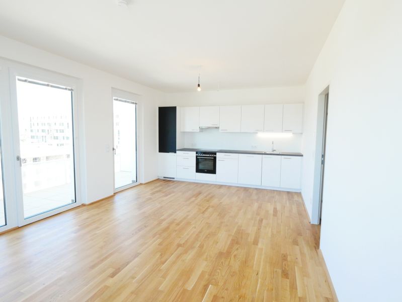 Perfekter Grundriss für moderne 3-Zimmer-Wohnung mit Einbauküche und Balkon! / / 1210 Wien / Bild 3