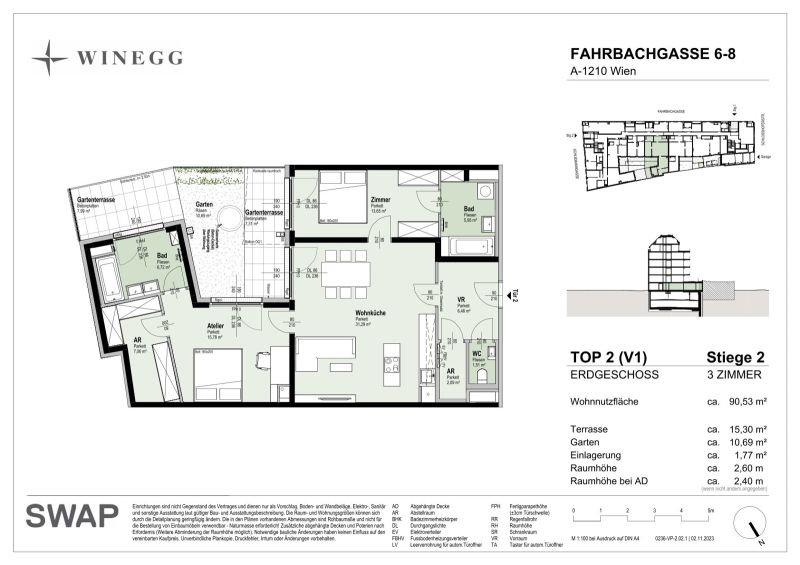 Traumhaftes Wohnen an der Alten Donau | helle 3-Zimmer-Wohnung mit Balkon | PROVISIONSFREI /  / 1210 Wien / Bild 8