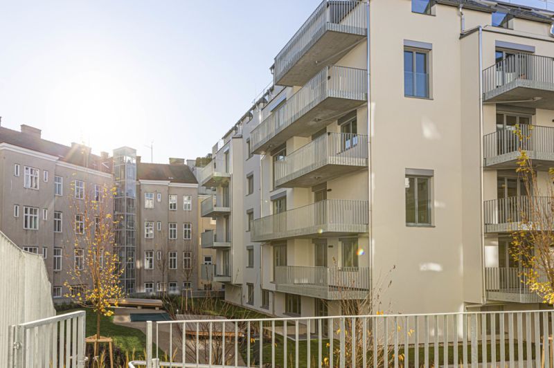 komplette Ruhelage mit Blick ins Grne: 2-Zimmer-Wohnung | Neubau mit Balkon | U3 Anbindung /  / 1150 Wien / Bild 8