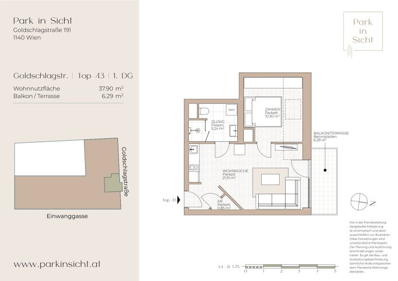 PROVISIONSFREI - Moderner Erstbezug: Sicheres Investment | 2-Zimmer-Vorsorgewohnung am Matznerpark /  / 1140 Wien / Bild 6