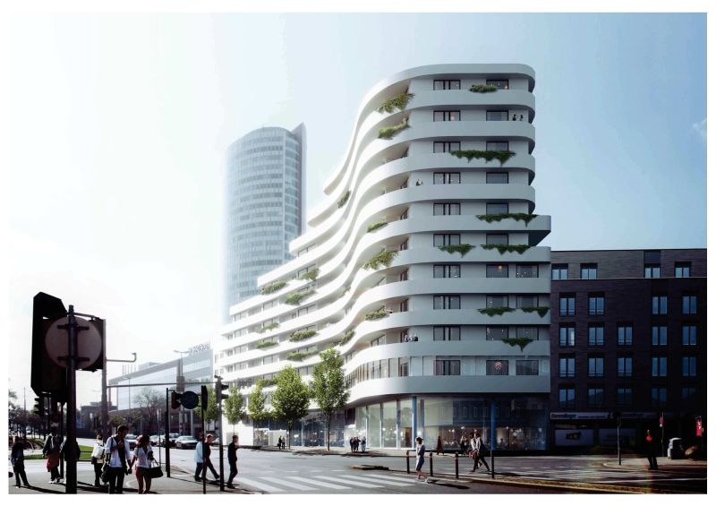 Ab April: Hoch hinaus | 2-Zimmer, Balkon, 9. Stock, Fußbodenheizung, Blick auf die Donaucity | FLO7 / / 1210 Wien / Bild 9