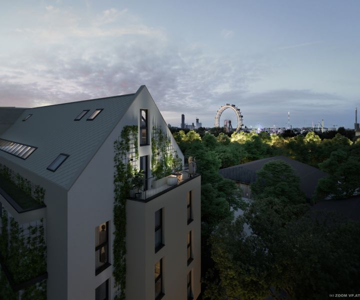 Traumhafte Dachgeschosswohnung | 3
 Zimmer | wunderbarem Blick auf das Riesenrad 
 - JOSEPHINE -