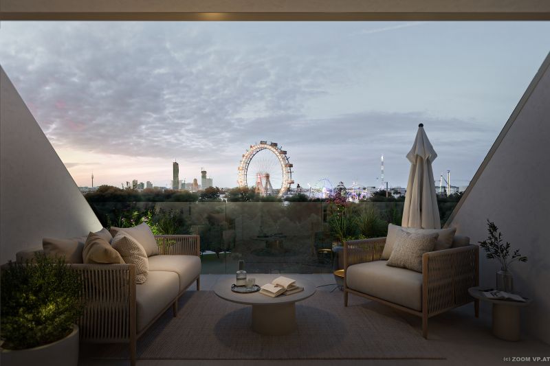 Wunderschönen Ausblick vom Balkon genießen: Moderne Vorsorgewohnung mit 2 Zimmer in top Lage