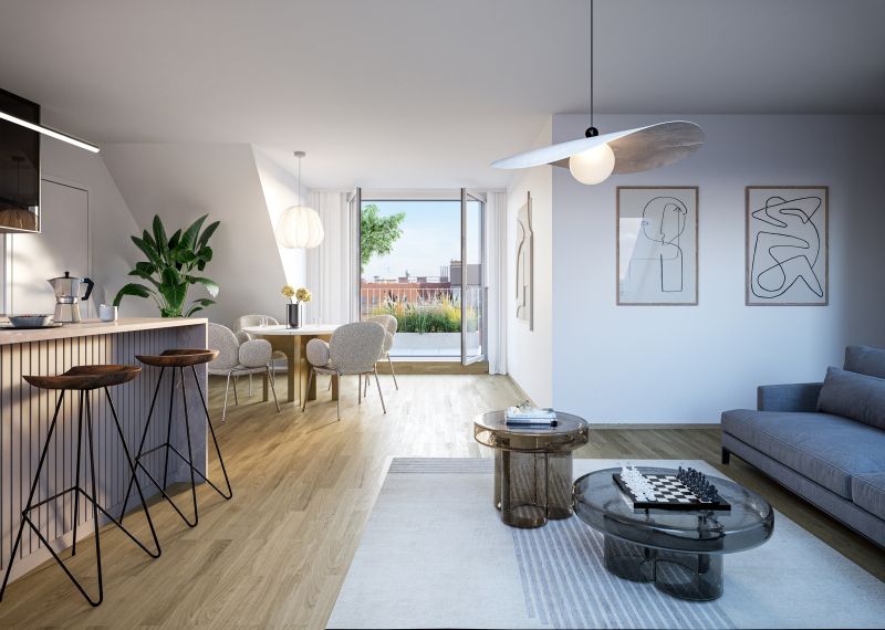 PROVISIONSFREI  Ihr neues Zuhause: Stilvolle 2-Zimmer-Wohnung mit Balkon | an der Alten Donau