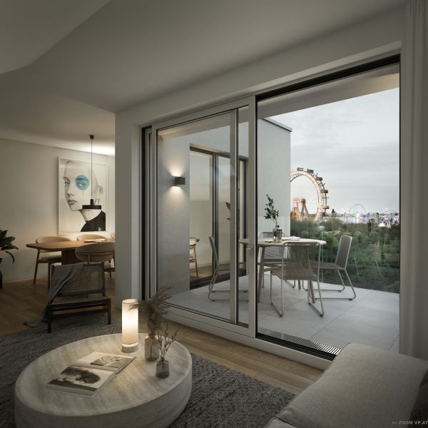 Schicke 1-Zimmer-Vorsorge-Wohnung mit Balkon und Blick ins Grne /  / 1020 Wien / Bild 3