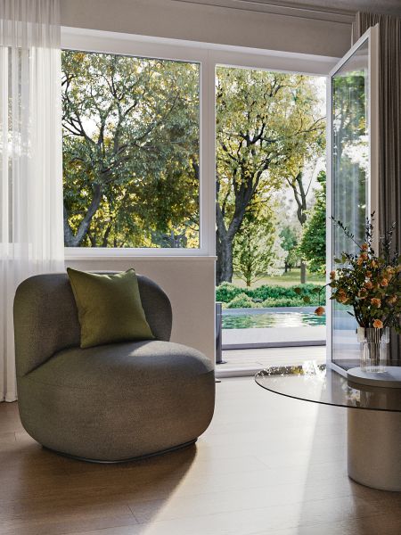 Herbstaktion: AM HAIN - Hochwertiger Wohntraum über den Dächern Döblings ? 4 Zimmer + 2 Balkone / / 1190 Wien, Döbling / Wien 19., Döbl / Bild 2