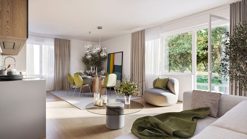 Herbstaktion: AM HAIN - Ein Ort für Lebensqualität ? 4-Zimmer-Wohnung im Herzen des Grünen Bezirks