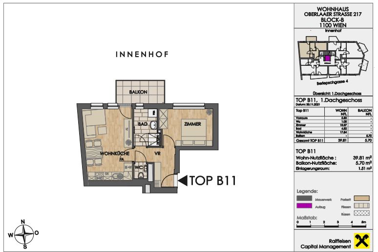 AB 15.APRIL: PROVISIONSFREI | 2 Zimmer | Balkon | U-Bahn Nähe / / 1100 Wien / Bild 1
