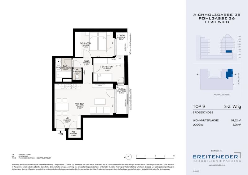 AICHHOLZGASSE - Zwischen Schloss Sch�nbrunn und Stadtleben - zwei Loggien /  / 1120&nbsp;Wien / Bild 8