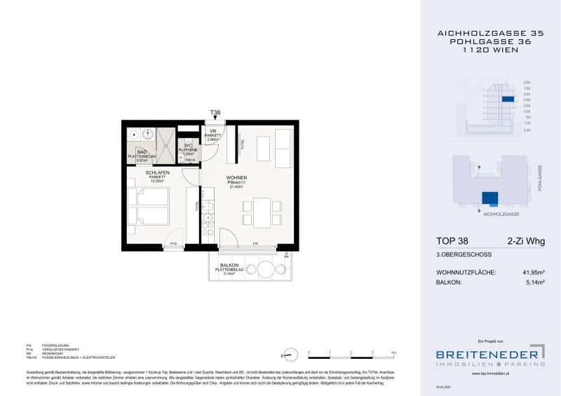 AICHHOLZGASSE - Zwischen Schloss Sch�nbrunn und Stadtleben - 2 Zimmer + Balkon /  / 1120&nbsp;Wien / Bild 7