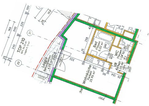 ab 01.01.: FLO07 - 1-Zimmer-Wohnung mit Loggia im 2. OG | Kellerabteil | Neubau | nahe Wasserpark / / 1210 Wien / Bild 5