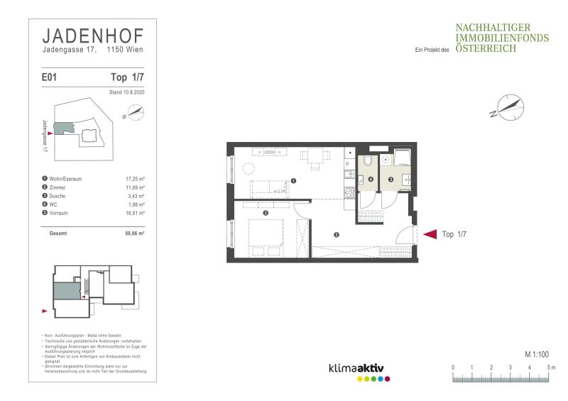JADENHOF ? Stilvolle 2-Zimmer-Wohnung mit N�he zur U3 /  / 1150&nbsp;Wien / Bild 1