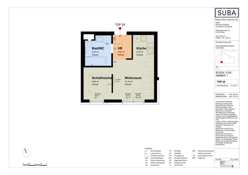 UBG3 - Kompakte 1-Zimmer-Wohnung in guter Lage - N�HE U3 /  / 1030&nbsp;Wien / Bild 1