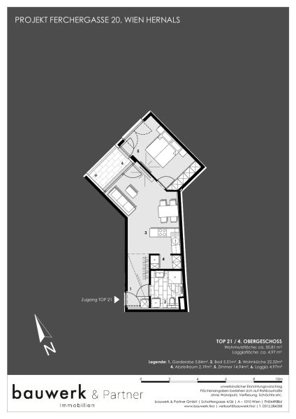 Exklusive Vorsorgewohnung mit top Anbindung und optimalen Grundriss | 2-Zimmer und Loggia /  / 1170 Wien / Bild 8
