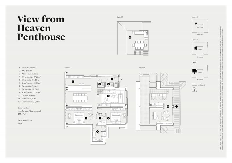 Modern Arts hoch ber Wien: Cooles Penthouse mit Dachterrasse! /  / 1010 Wien / Bild 7