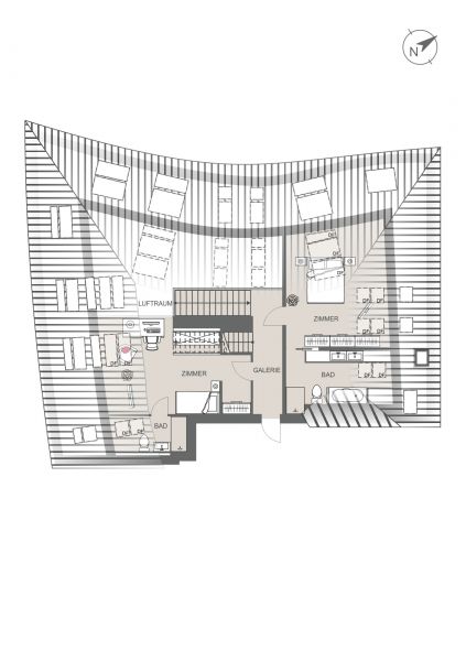 Modernes City-Penthouse mit Dachterrasse und Stephansdom-Blick /  / 1010 Wien / Bild 3
