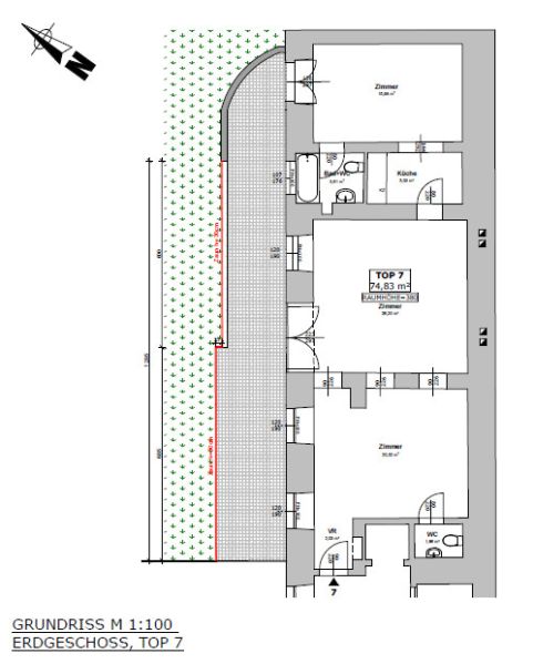 charmante Altbauwohnung mit Terrasse -  Nhe Schottentor /  / 1090 Wien / Bild 9