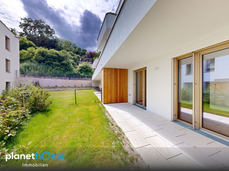 Erstbezug : Neubau : 3-Zimmer-Wohnung : Loggia : Garten