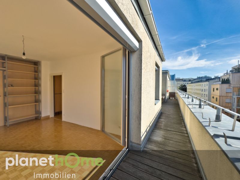 Perfekte Lage, Perfektes Zuhause: Dachgescho, Terrasse, Westseite, Autofreie Sackgasse /  / 1120 Wien / Bild 1