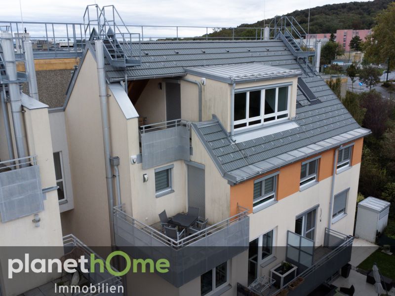 Dachgeschoss-Maisonette mit Blick auf Anninger und Eichkogel