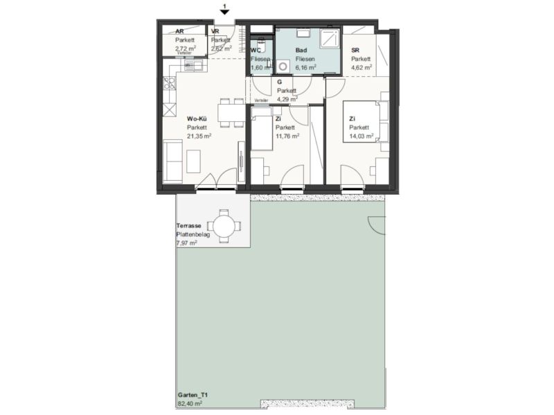 Provisionsfreie Gartenwohnung /  / 2103 Langenzersdorf / Bild 6
