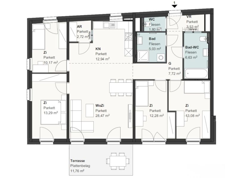 Provisionsfreie Gartenwohnung /  / 2103 Langenzersdorf / Bild 6