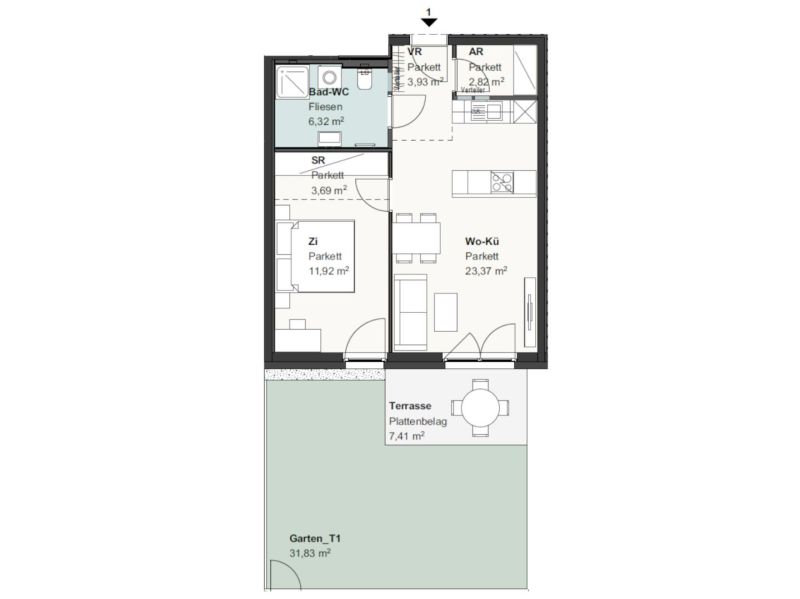 Ideale Neubauwohnung als Vorsorgewohnung / Provisionsfrei /  / 2103 Langenzersdorf / Bild 6