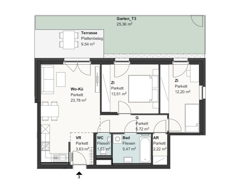 Ideale Neubauwohnung als Vorsorgewohnung / Provisionsfrei /  / 2103 Langenzersdorf / Bild 6