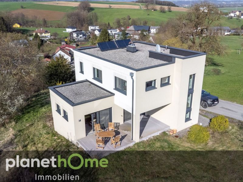 Attraktives Einfamilienhaus im Bauhaus-Stil auf einem groen, naturbelassenen Grundstck /  / 3376 Ennsbach / Bild 2