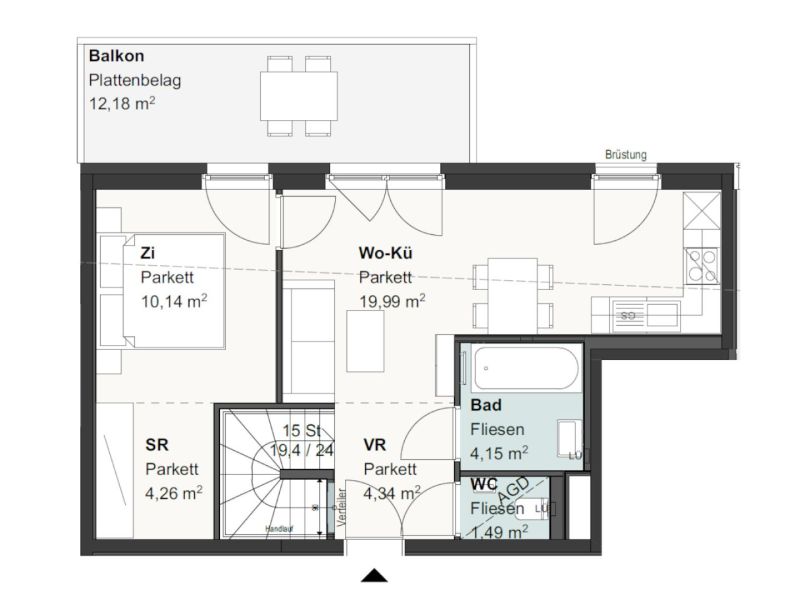 Provisionsfreie Erstbezugswohnung /  / 2103 Langenzersdorf / Bild 7