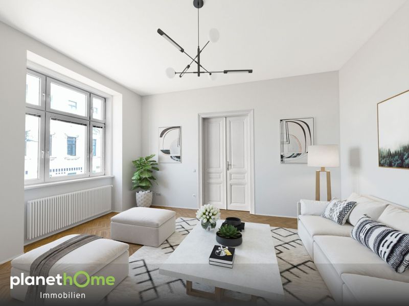 Altbauflair mit Stil: 2-Zimmer-Wohnung auf 72 m, Klimaanlage &amp; topmodernes Bad!