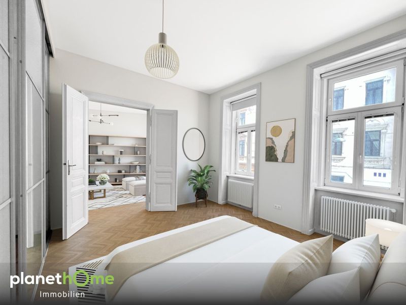 City Flair pur: Stilvolle 2-Zimmer-Altbauwohnung, modern &amp; klimatisiert /  / 1150&nbsp;Wien / Bild 0