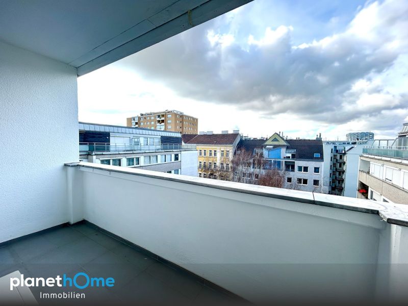 7. Stock! Superhelle 3-Zimmer-Wohnung mit Loggia, Fernblick &amp; Garage nahe dem Belgradplatz /  / 1100 Wien / Bild 1