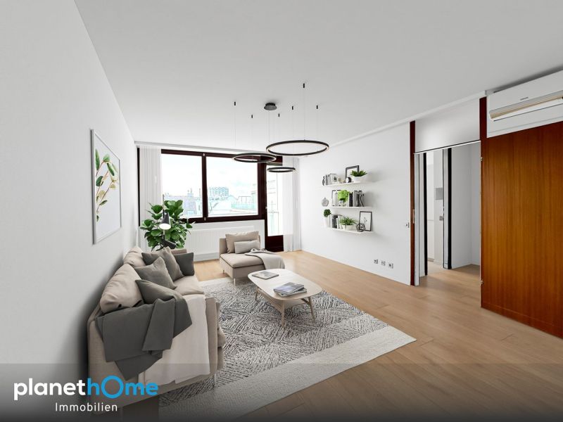 7. Stock! Superhelle 3-Zimmer-Wohnung mit Loggia, Fernblick &amp; Garage nahe dem Belgradplatz /  / 1100 Wien / Bild 3