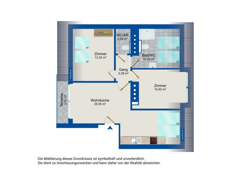 Dachgeschossausbau � Toplage � Erstbezug � Exklusive 3?4 Zimmer-Wohnungen � Luxuri�se Ausstattung /  / 1050&nbsp;Wien / Bild 9