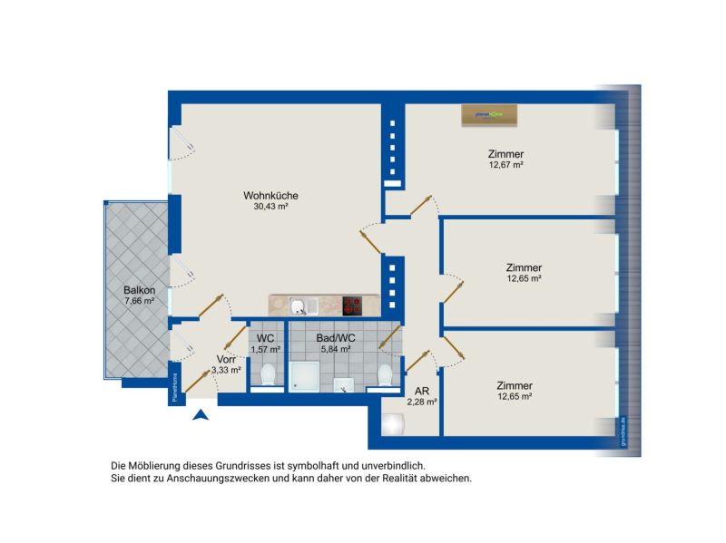 Dachgeschossausbau � Toplage � Erstbezug � Exklusive 3-4 Zimmer-Wohnungen � Luxuri�se Ausstattung /  / 1050&nbsp;Wien / Bild 9