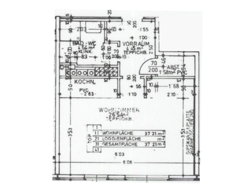 Mietwohnung in ruhiger Lage mit Gr�nblick /  / 2500&nbsp;Baden / Bild 9